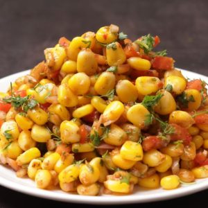 American Corn Chat Boil : Sainik Dhaba