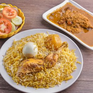 Chicken Biriyani & Chicken Chup : Avinandan Restaurant Jalpaiguri