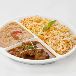 Mutton Biryani + Salad + Curry : Rock & Roll Jalpaiguri