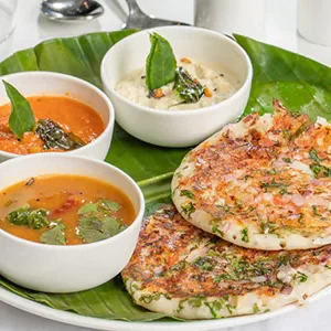 Onion Tomato Uttapam : Avinandan Restaurant Jalpaiguri