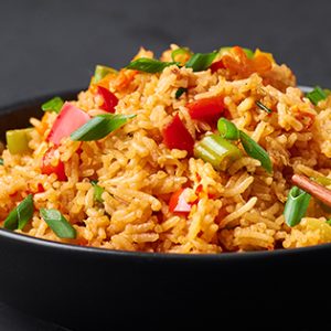 Veg Fried Rice (Schezwan) : Avinandan Restaurant Jalpaiguri