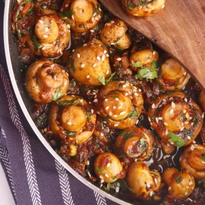 Chilli Garlic Mushroom : Avinandan Restaurant Jalpaiguri