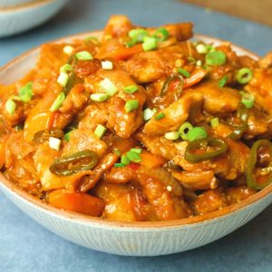 Chilli Garlic Chicken : Avinandan Restaurant Jalpaiguri