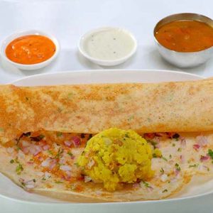 Plain Onion Dosa : Kattappa’s Jalpaiguri
