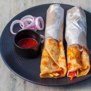 Crispy Veg Schezwan Roll : Chatkara Birpara