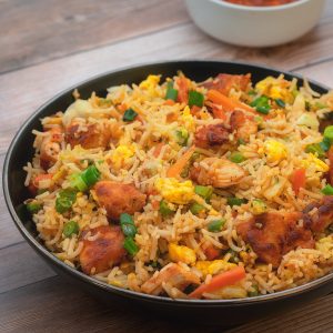 Egg Chicken Schezwan Fried Rice : Hungry Spoon Jalpaiguri