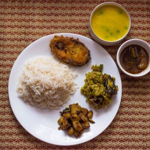 Rui Fish Thali : Kalpana Pisi